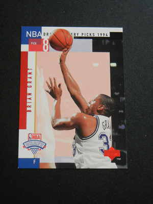 1994-95 UpperDeck NBA Draft Lottery Picks 1994 #D8 Brian Grant - Kings - ROOKIE