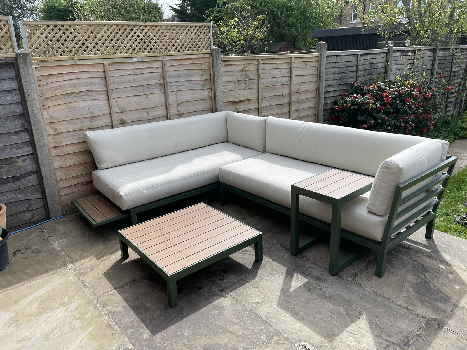 john lewis Modular 4Seater Garden Sofa Green eBay