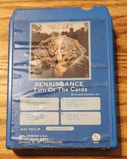 Renaissance "Turn of the Cards" 8 Track Tape Tested, Serviced w New Foil, Foam