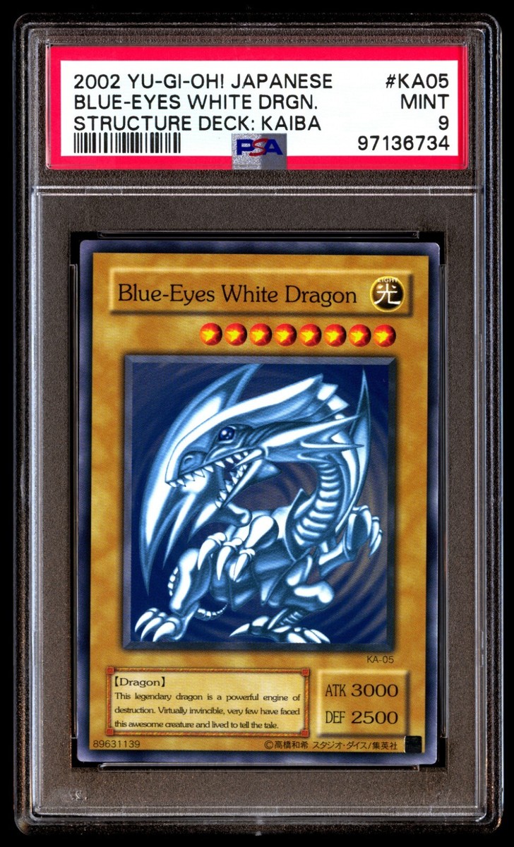 PSA 9 Blue Eyes White Dragon KA-05 Structure Deck Kaiba