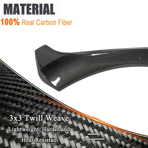 For Mercedes Benz W213 E63 AMG S 2016-2019 REAL CARBON Front Bumper Lip Spoiler - Picture 4 of 11