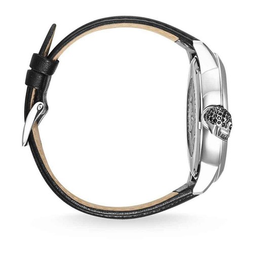 Thomas Sabo Orologio da polso Uomo Ribelle con Karma WA0297-218-203-46 MM Pelle - Foto 4 di 8