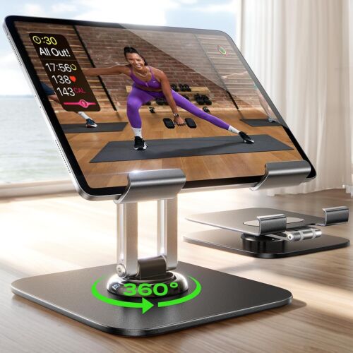 Adjustable Rotating Tablet Stand for iPad/Kindle/Switch/iPhone 4.7"-12.9