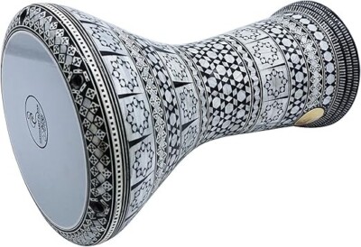 New! Gawharet El Fan Classic 17'' Mother of Pearl Darbuka Drum Percussion