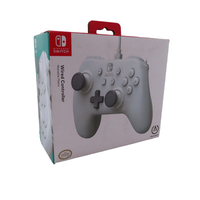 PowerA Wired Controller 1517033-01 White For Nintendo Switch New