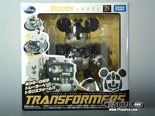 Mickey Mouse Black and White Version | Transformers Disney Label | Takara Tomy - Picture 2 of 10