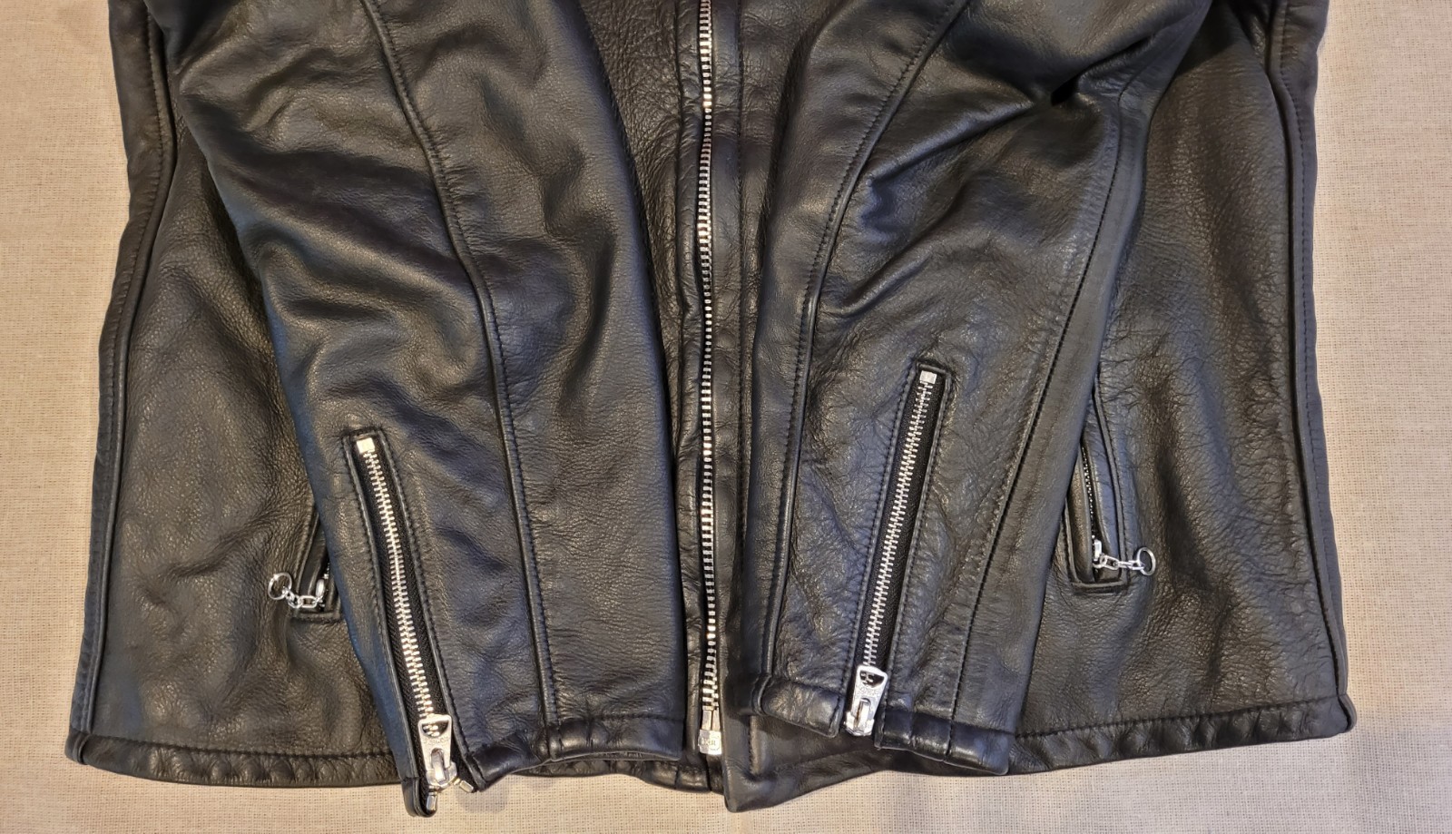 Schott NYC Classic Racer Leather Motorcycle Jacket 654VN