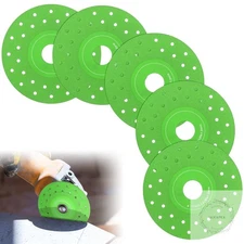 5 Pcs Rock Slab Grinding Disc, 4.5 Inch Glass Cutting Disc for Angle Grinder 1mm