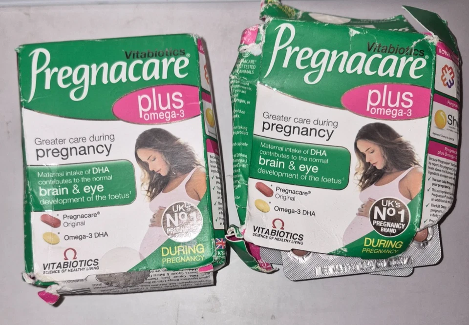 Vitabiotics Pregnacare Plus Tabletas/Cápsulas (x98) Cajas Dañadas Exp 3.27 NUEVO EN CAJA Foto 2 de 4