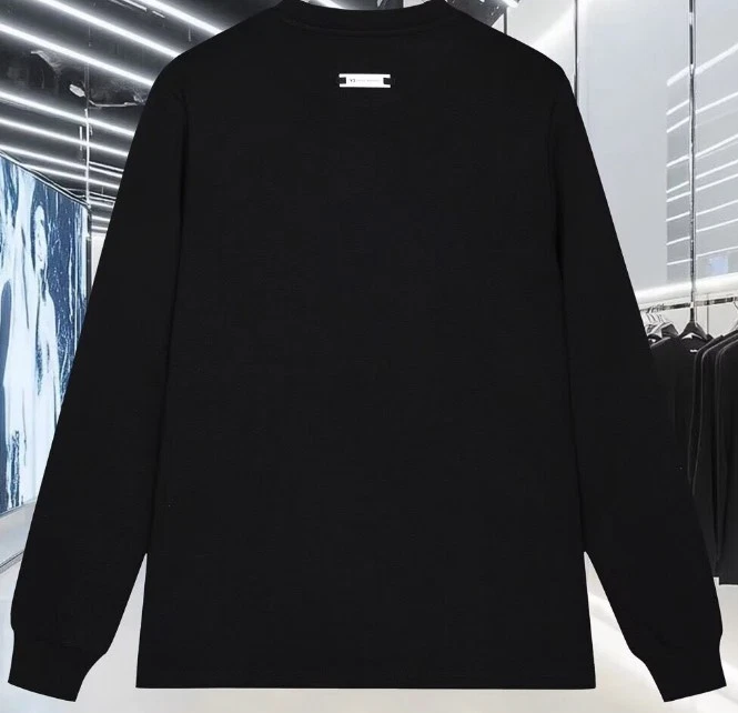 2025FW новый классический Y-3 бархата вышивка пуловер круглый вырез толстовки - Изображение 4 из 4