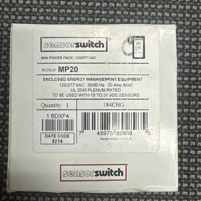Sensor Switch MP-20 Acuity Controls, 20 Amps