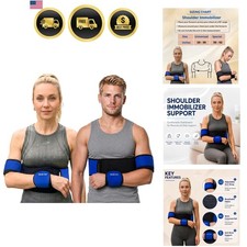 Shoulder Immobilizer Arm Sling Elastic Brace for Clavicle Collar Bone Disloca...