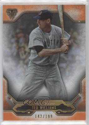 2020 Topps Triple Threads Amber 142/199 Ted Williams #13 HOF 0hk3