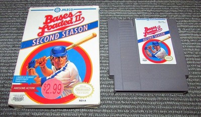 Bases Loaded II: Second Season With Box for Nintendo NES Authentic
