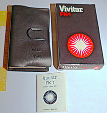 Vivitar FK-1 Flash FILTER Kit for Vivitar Flash Model 283, Near Mint from 1978