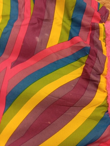 Brightly Colored Roll-Up Nap Mat Pad with Attached Plush Pillow - Picture 4 of 4