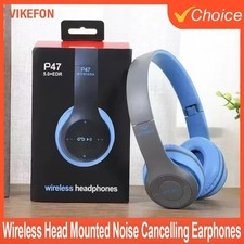 Foldable Wireless Bluetooth 5.0 Headphones TF Card Wired Headset