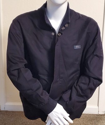 Paul & Shark Yachting lined bomber jacket black M 75% wool 25% cashmere Italy