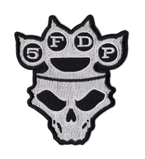 Five Finger Death Punch 5FDP Skull Patch | Heavy Nu Metal Hard Rock Band Logo