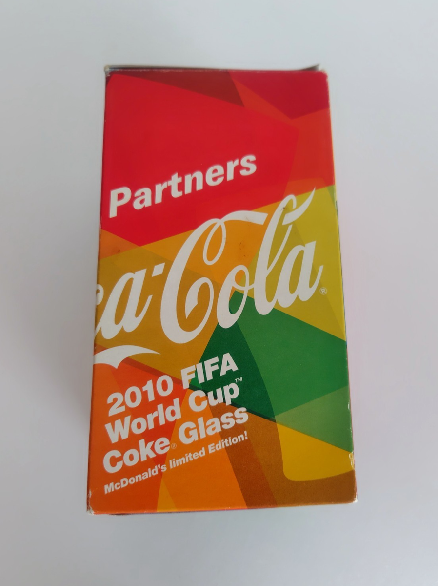 2010 FIFA World Cup Coca-Cola Glass McDonald's Japan Limited 370ml