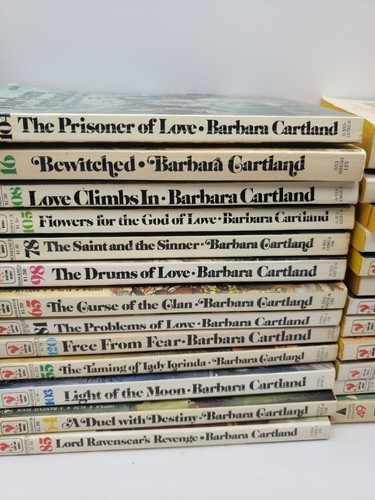 Barbara Cartland Romance Paperback Books 36 Random Titles Vintage - Picture 6 of 12