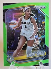 2025 Panini Prizm WNBA ANGEL REESE! LIME GREEN PRIZM #'d /225! Card 92.***