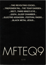 MFTEQ Magazine 1992 No 9 Revolting Cocks Treponem Pal The Tear Garden Sect GGFH