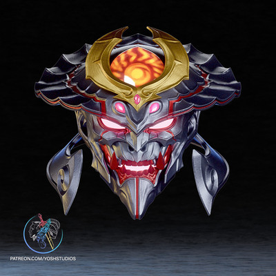 Tekken Yoshimitsu Helmet Cosplay Prop