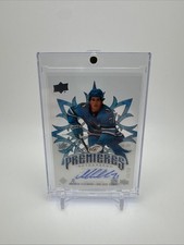 MACKLIN CELEBRINI 24-25 Upper Deck Ice Premieres Rookie Auto #’d 09 /99 Sharks
