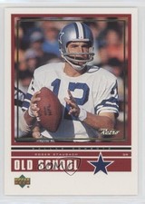 1999 Upper Deck Retro Missing Serial Number Roger Staubach Troy Aikman HOF 0q3