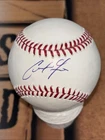 Christian Yelich Hand Signed OML Baseball MLB Authentic Brewers Marlins