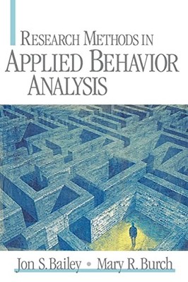 Research Methods in Applied Behavior Analysis - Paperback - VERY GOOD