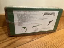 Humus-Ziegel 3er Set 650 g - ungedüngt torffrei - Terrarium Bodengrund Einstreu