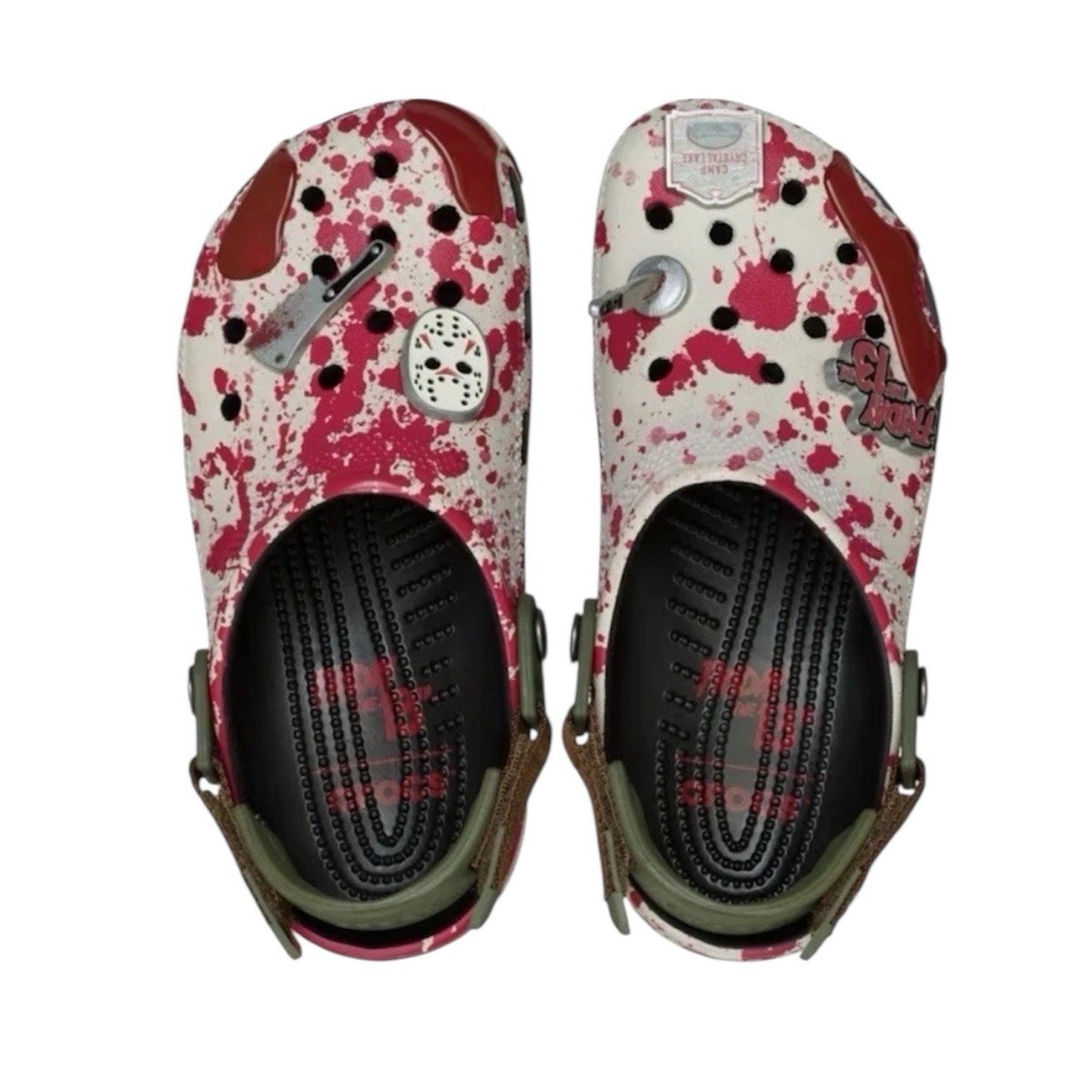 CROCS Classic Friday The 13th Clogs Mens 10/Womens 12 Slip  display picture 1