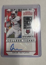 2020 Panini Draft Picks - College Ticket Autographs Omar Bayless #295 (AU, RC)