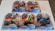 Hot Wheels Jurassic World Complete Premiere Collection Of 5 Vehicles 2017