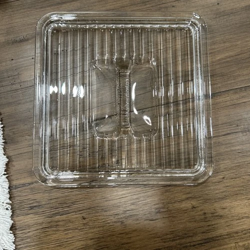 Anchor Hocking 1932 Vintage Design Ribbed 9" Square Refrigerator Dish LID ONLY