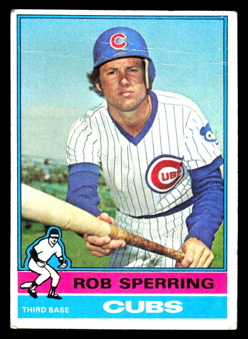 1976 Topps #323 Rob Sperring Chicago Cubs Rookie