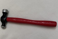 Hammer Balpeen miniature TOY Carpenter Tool Wooden Red Handle Metal Head 3.5  