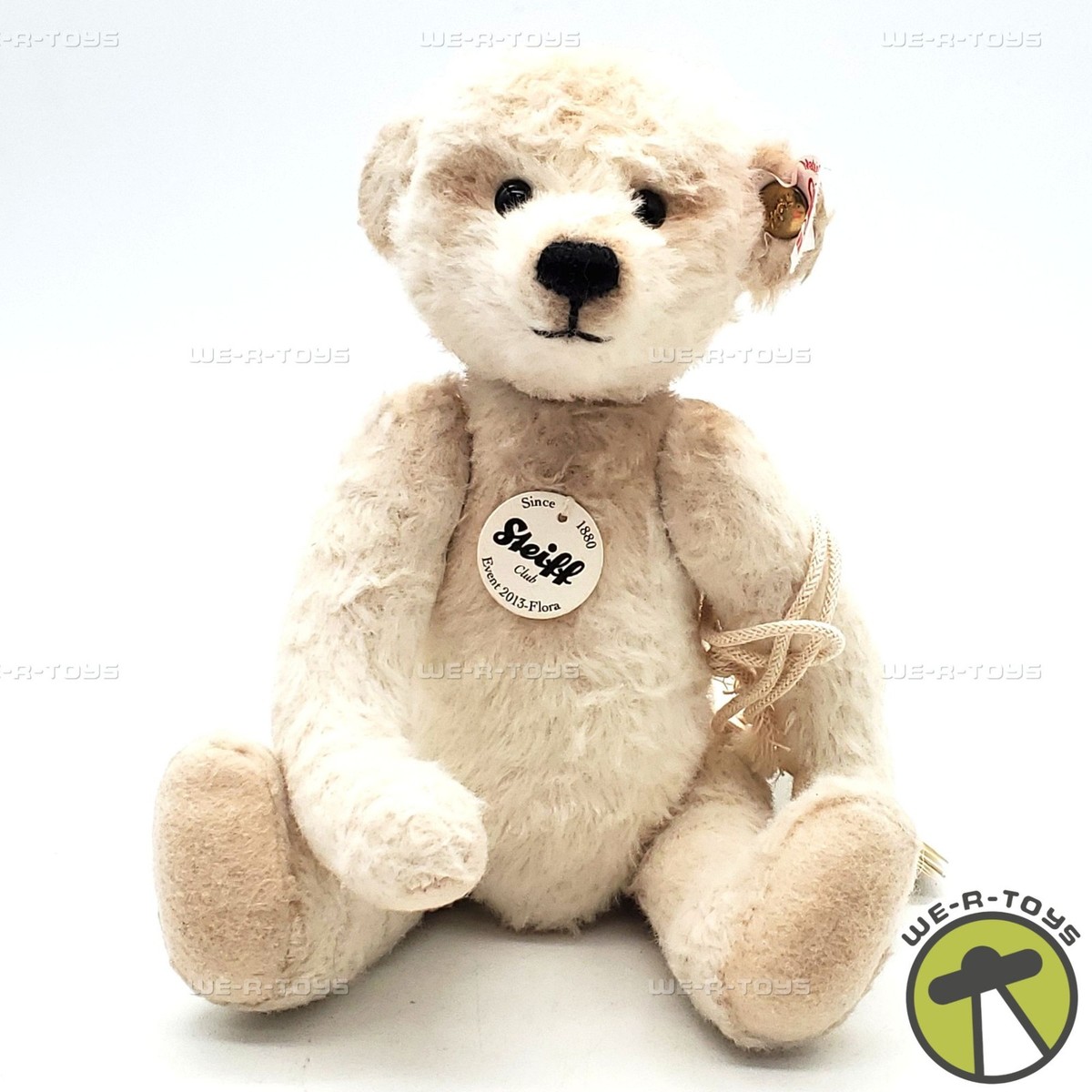 Steiff Original White Mohair Event 2013 Flora Bear 6'' Plush