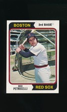 1974 Topps #609 Rico Petrocelli * 3rd Base * Boston red Sox * EX-MT *