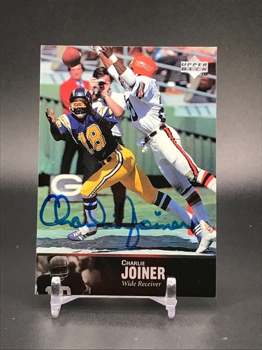 Charlie Joiner [Autograph] #AL-41 1997 Upper Deck Legends card