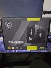 MSI MAG A650GL 650W 80 Plus Gold ATX Modular Power Supply PSU