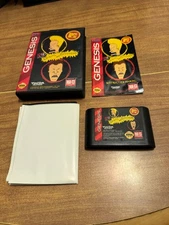 MTV's Beavis and Butt-Head (Sega Genesis) CIB complete video game w/ poster