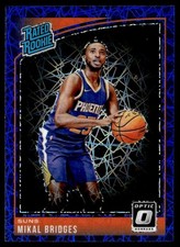 2018-19 Donruss Optic Blue Velocity Mikal Bridges Rookie Phoenix Suns #200