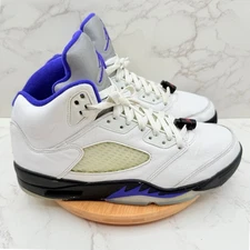 Air Jordan 5 Retro White Court Purple DD0587 141 Men's Size 9