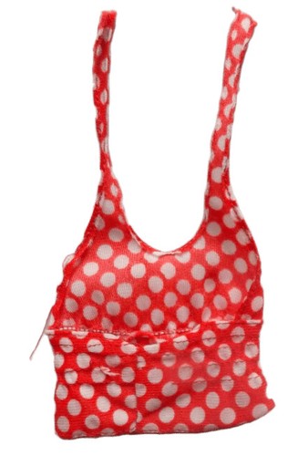 1977 TUESDAY TAYLOR 11" ideal barbie doll - Red HALTER TOP w White POLKA DOTS tt - Picture 2 of 2