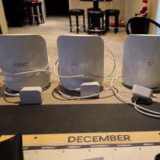 EERO Pro 7 Tri-Band Mesh Wi-Fi 7 Router - White Frontier Powered.