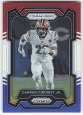 2023 Panini Prizm Darrick Forrest Jr. Red White and Blue #296