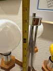 Vintage Mid Century Modern Chrome Three Arm Table Lamp Working 26" — photo 6